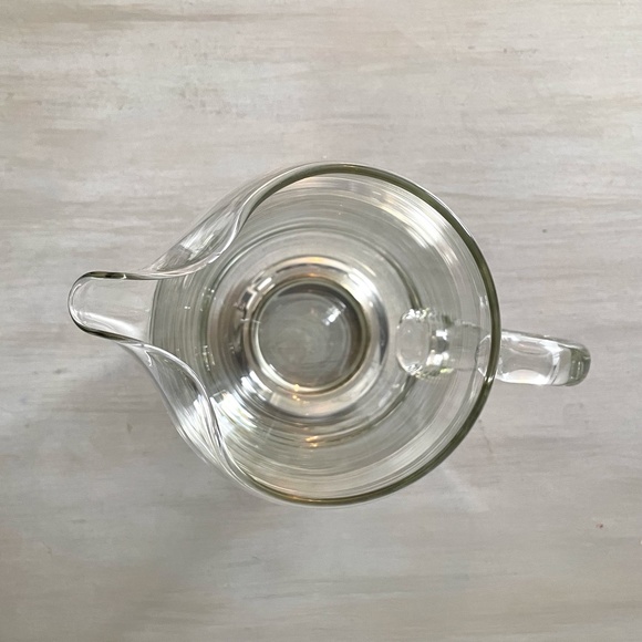 VINTAGE Mid-Century Silver Smith Studio Glass & Silver Cocktail Pitcher - Picture 6 of 10